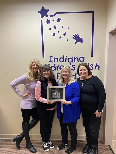 Group of nonprofit women who won a grant award from Community Foundation of Boone County
