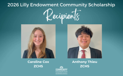 Lilly Endowment Community Scholarship Recipient Announcement